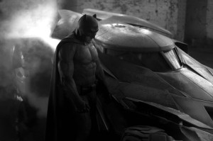 Batfleck and Batmobile