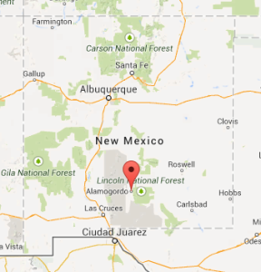 alamogordo, New Mexico map